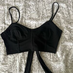 Forever 21 Black Crop Top